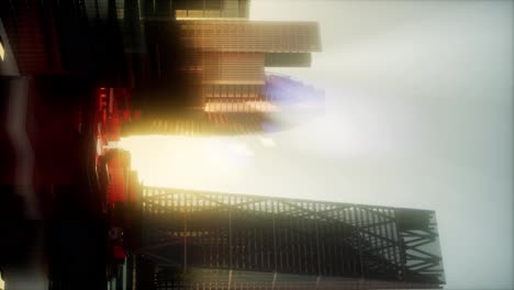 concept-of-London-city-at-sunset.-vertical-format